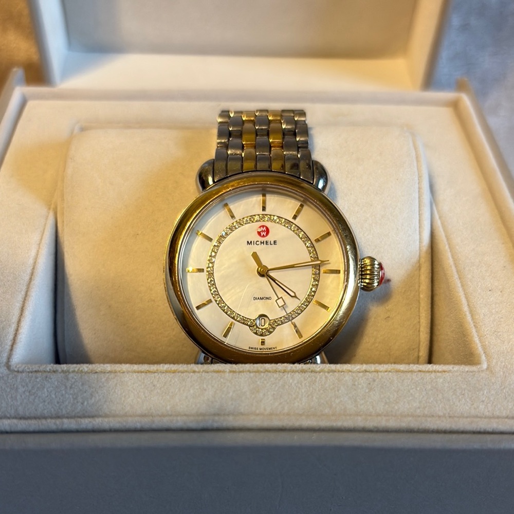 Michele Two-Tone Watch - Picture 2 of 8